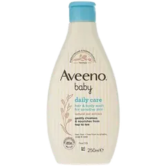 Aveeno Daily Care Baby Hair and Body Wash for sensitive skin - 250ml - 3574661653457 - Rokomari